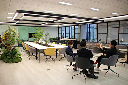 鹿児島 Innovation Labのコミュニケーションスペース